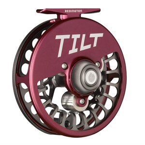 Redington Tilt Euro Nymph Fly Reel in Garnet and Gunmetal